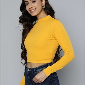 TWIK YELLOW TOP  SIZE LARGE